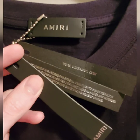 Amiri t shirt "Preemo" design